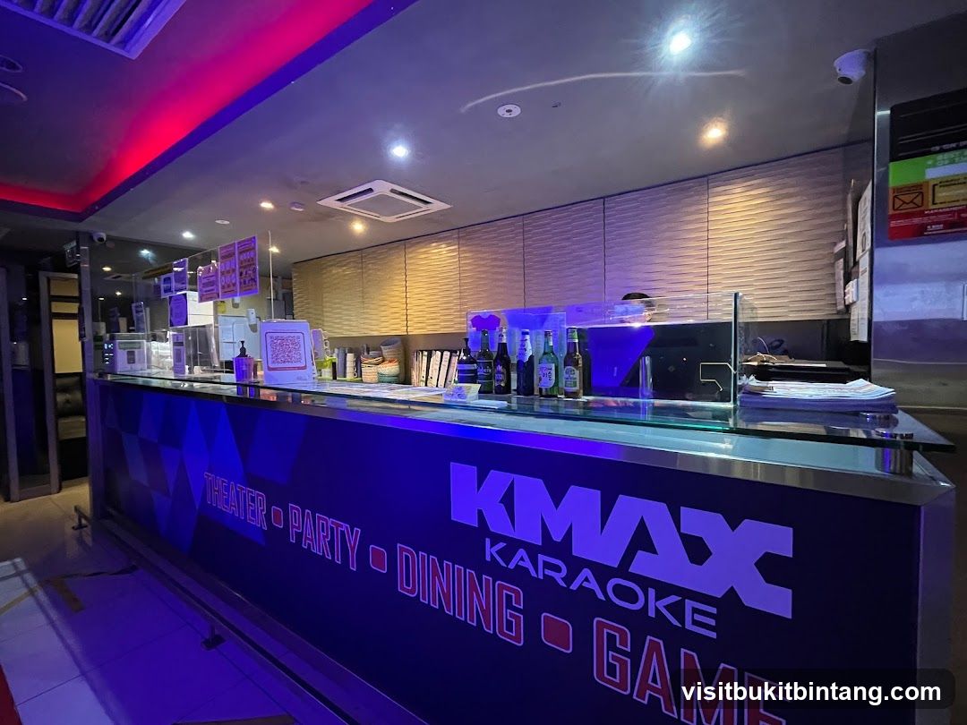 KMAX Karaoke Bar Counter