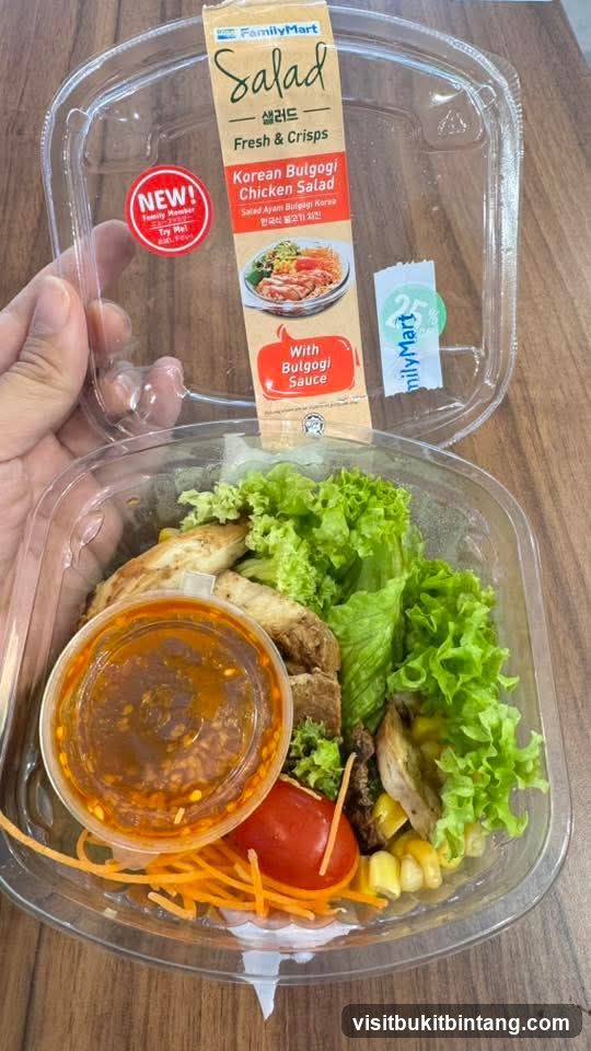 FamilyMart Korean Bulgogi Chicken Salad