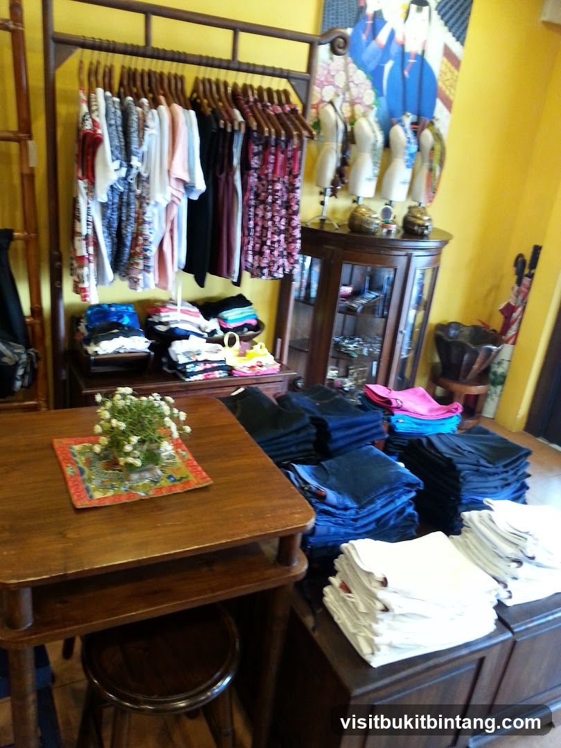 Clothing store interior