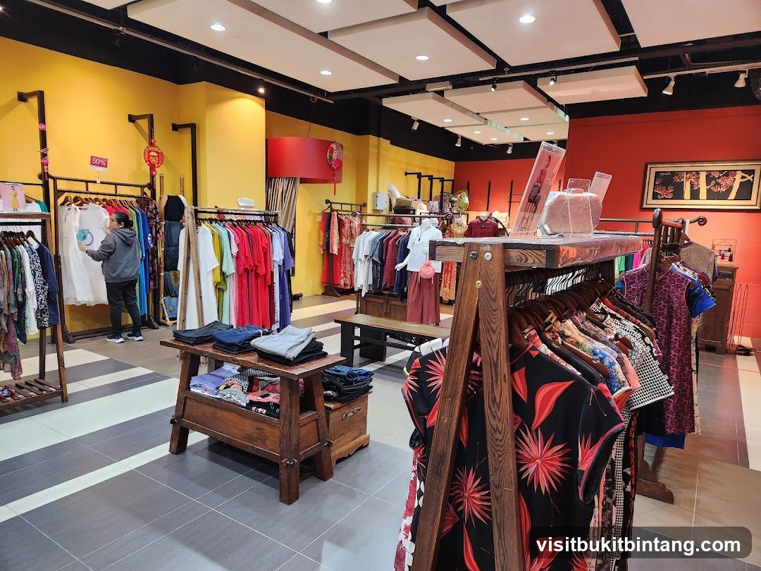 Clothing store interior