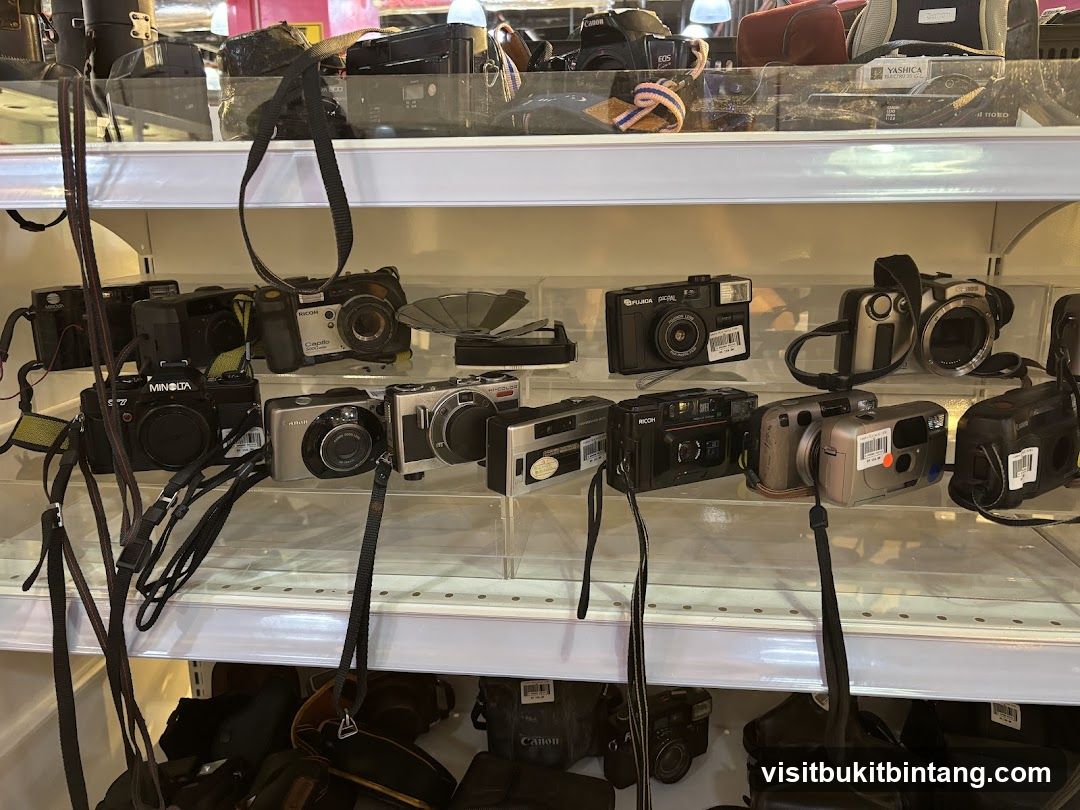 Assortment of Cameras on Display