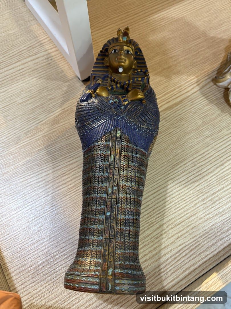 Egyptian sarcophagus figurine