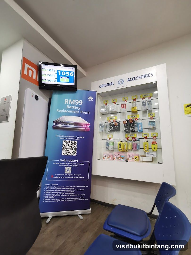 Service Center Waiting Area