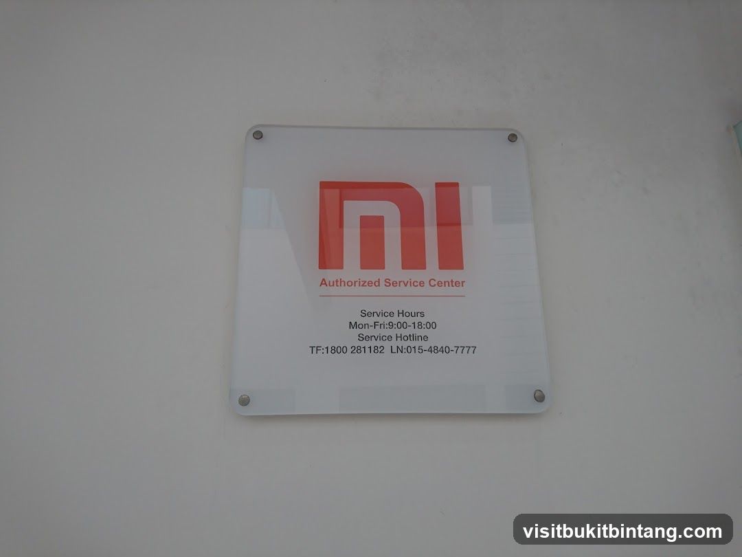 Xiaomi Authorized Service Center Sign