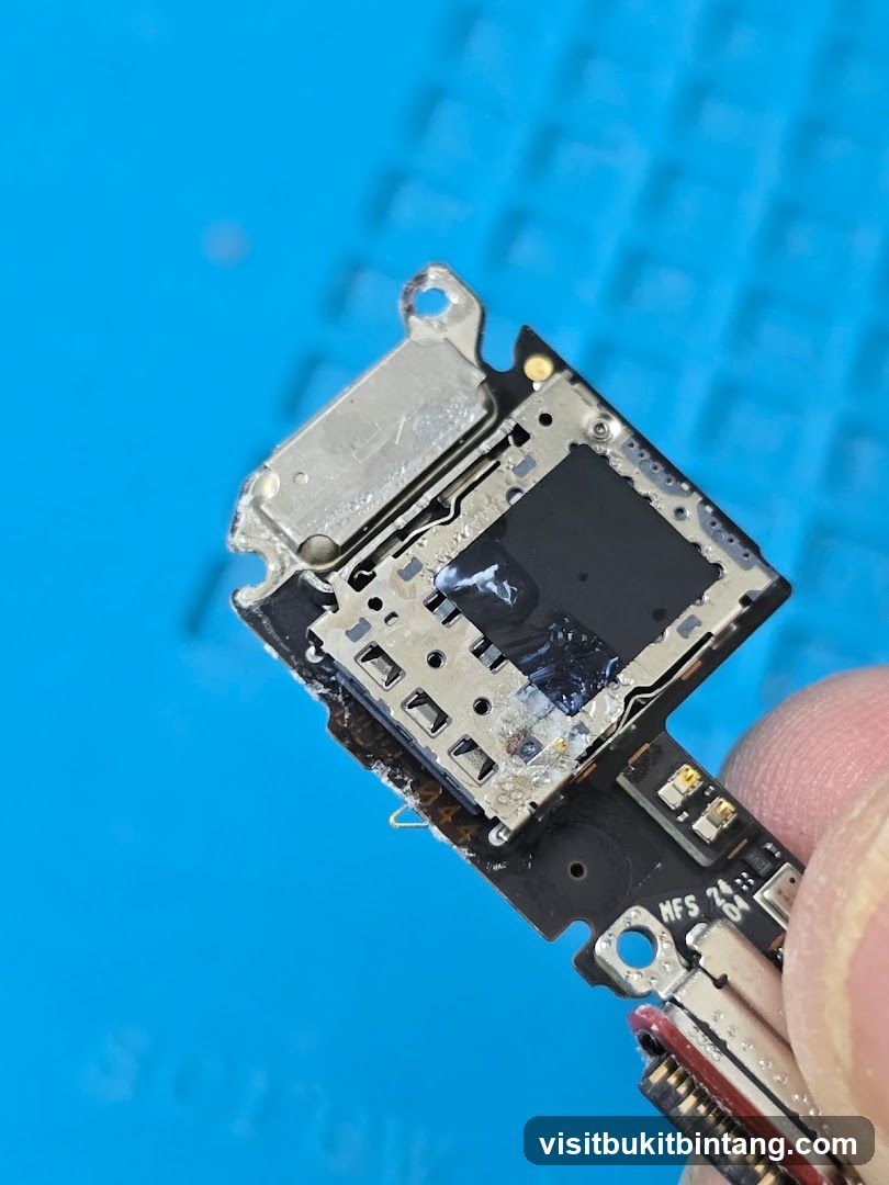 Damaged Circuit Board