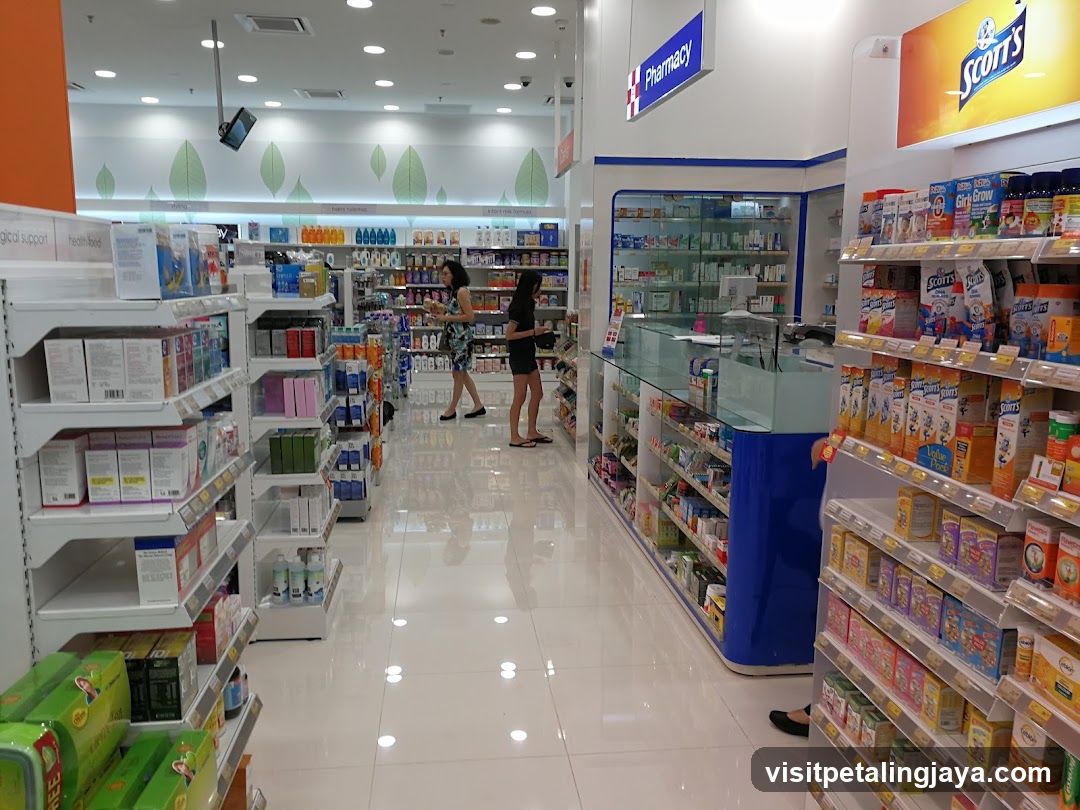 Pharmacy Interior Aisle View
