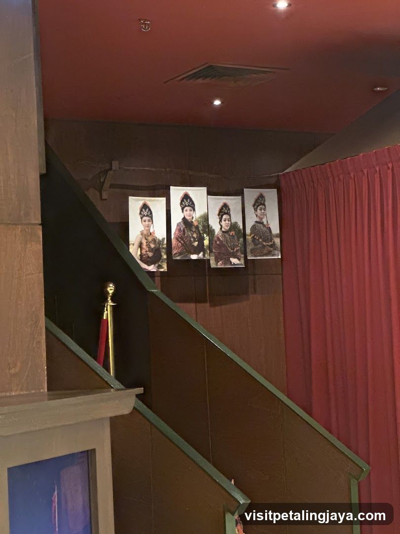 Interior Hallway with Portraits
