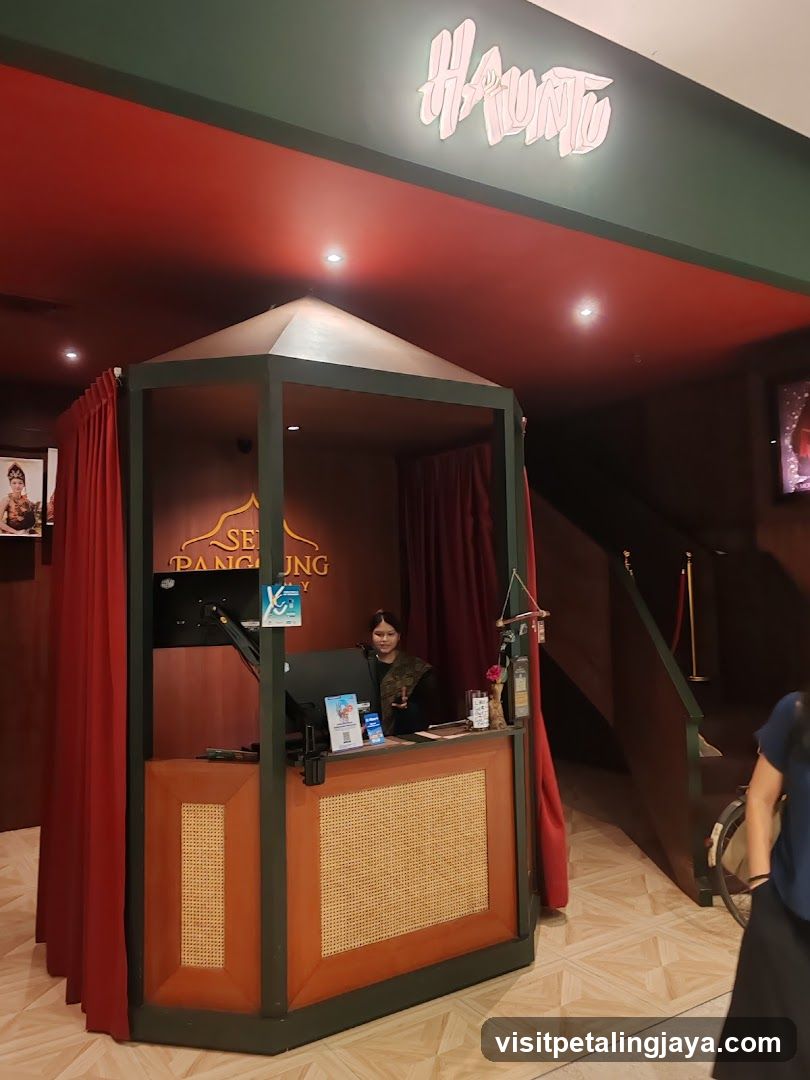 HAUNTO Reception Area