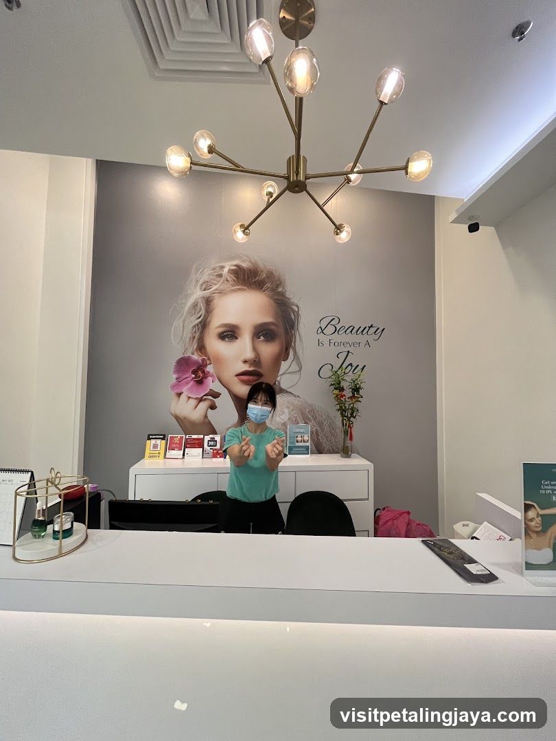 Beauty Salon Interior Reception Area