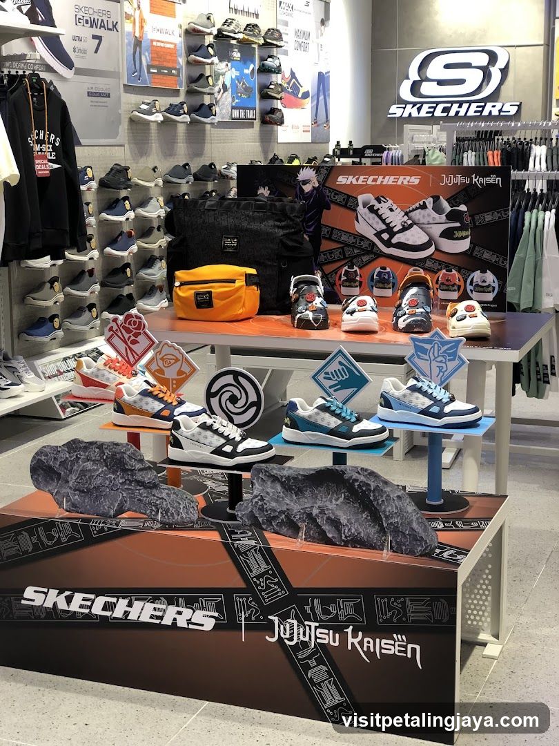 Skechers x Jujutsu Kaisen Store Display