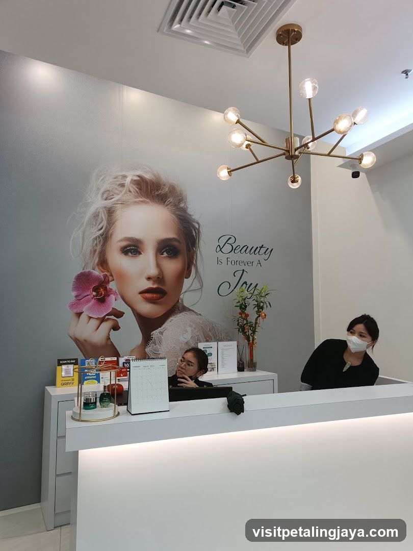 Beauty Salon Reception Area