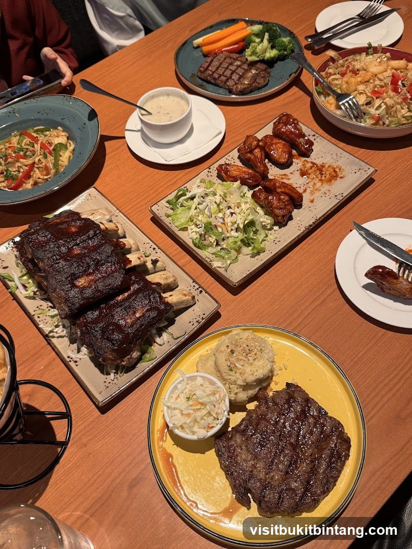Table with various dishes