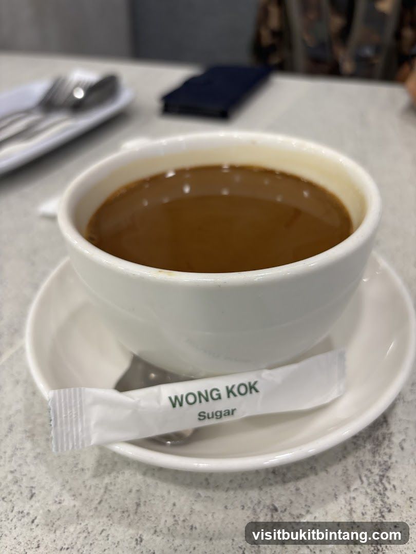 Coffee with Sugar Packet