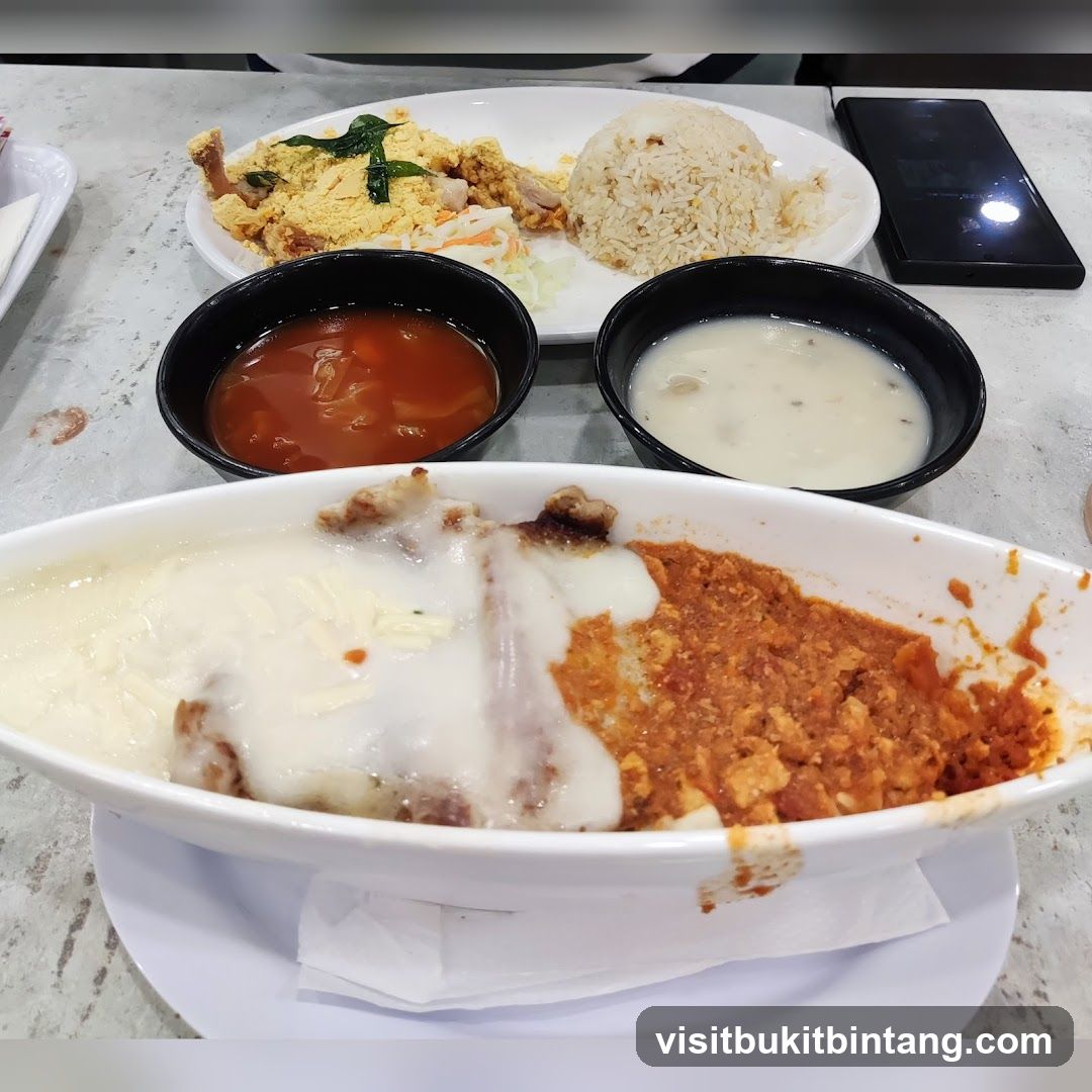 Cheesy Baked Dish with Sides
