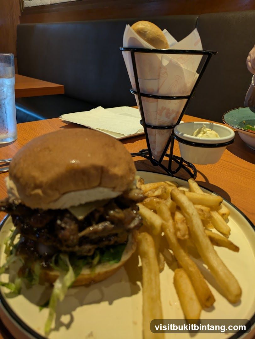Burger and Fries