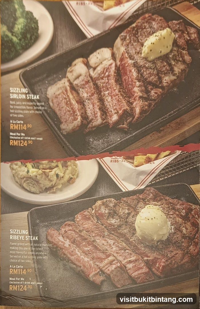 Steak Menu