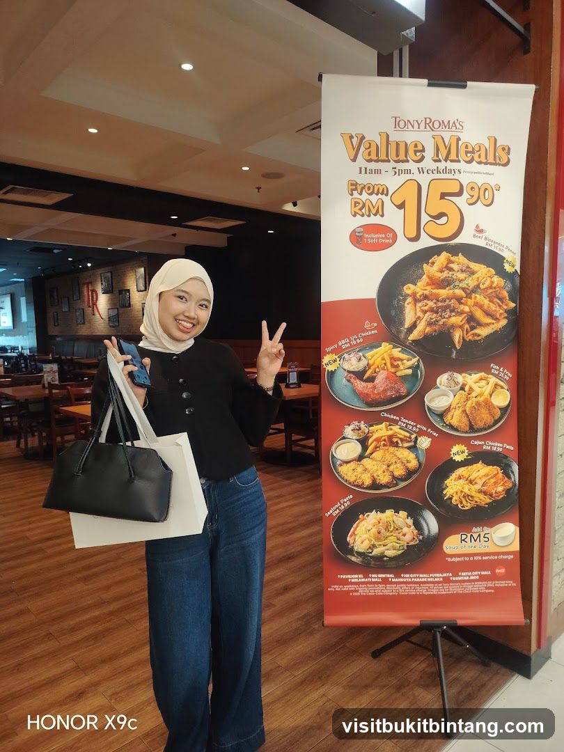 Tony Roma's Value Meals Banner