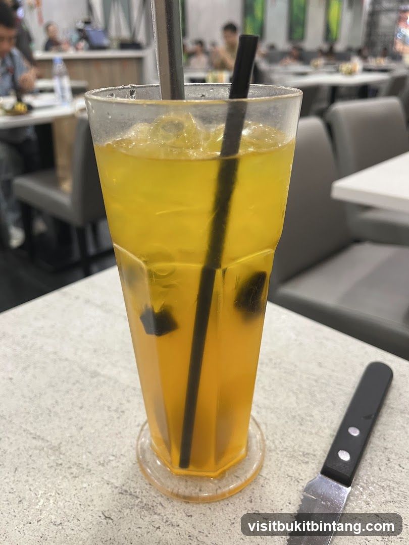 Iced Tea with Straws
