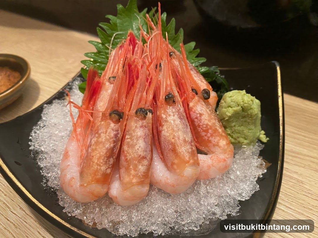 Sashimi Shrimp