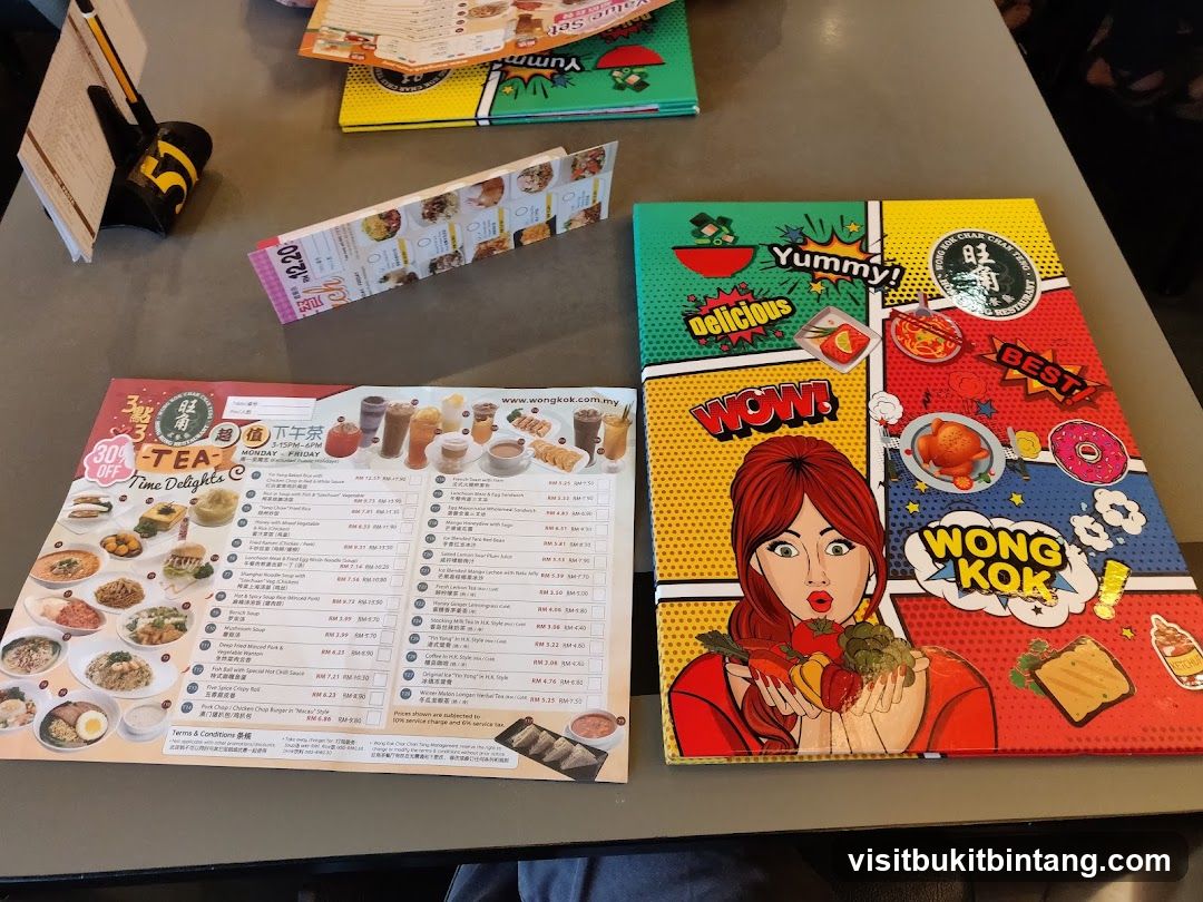 Wong Kok Menu