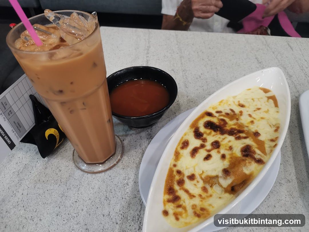 Iced Tea and Baked Dish
