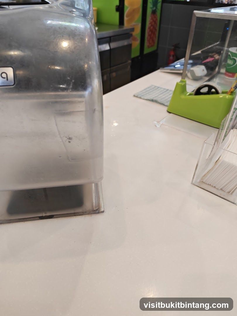 Countertop with Dispenser and Tape Dispenser