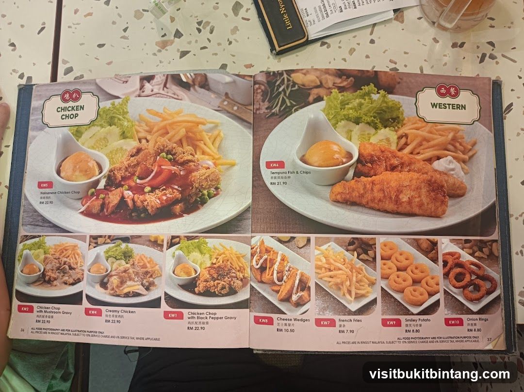 Little Nyon Menu