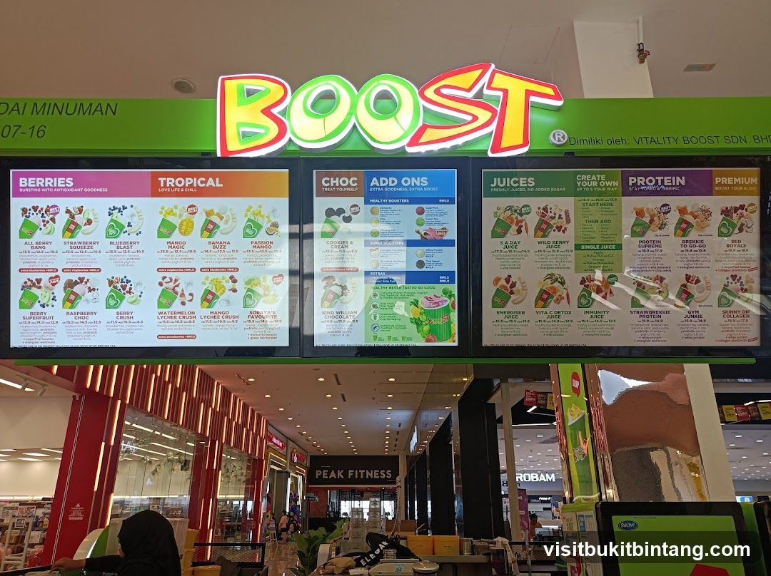 Boost Menu
