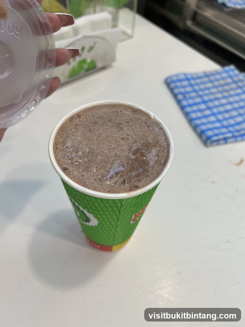 Hot Chocolate in a Branded Cup