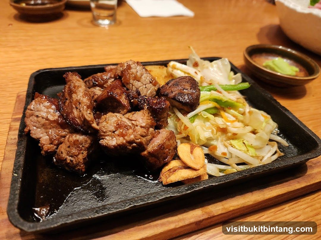 Sizzling Steak and Vegetables