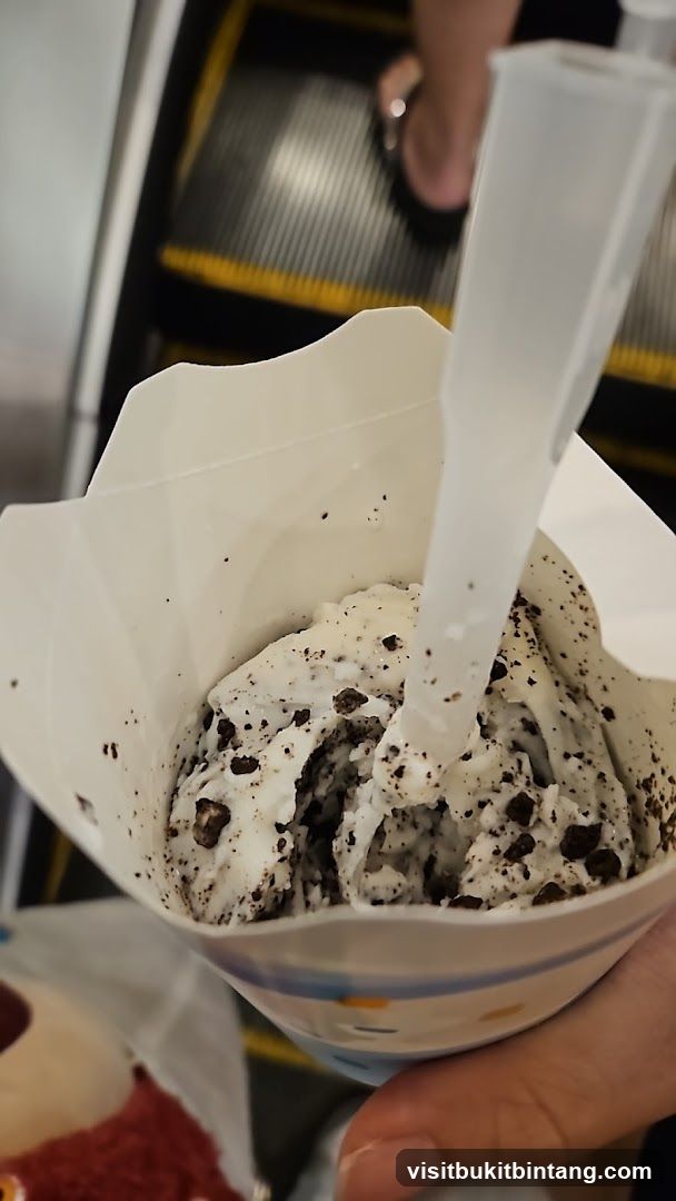 Ice Cream with Cookie Crumbles
