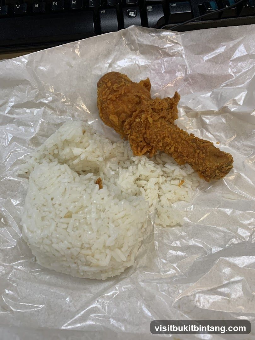 Fried Chicken and Rice