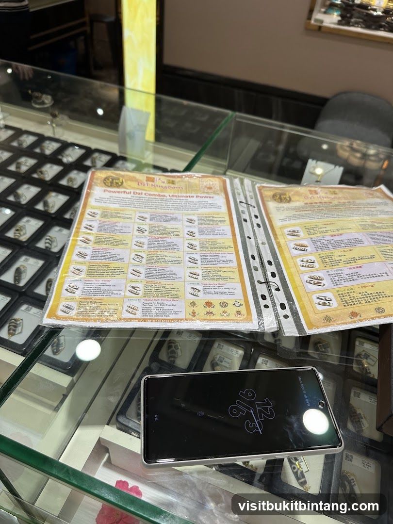 Dzi Kingdom Menu