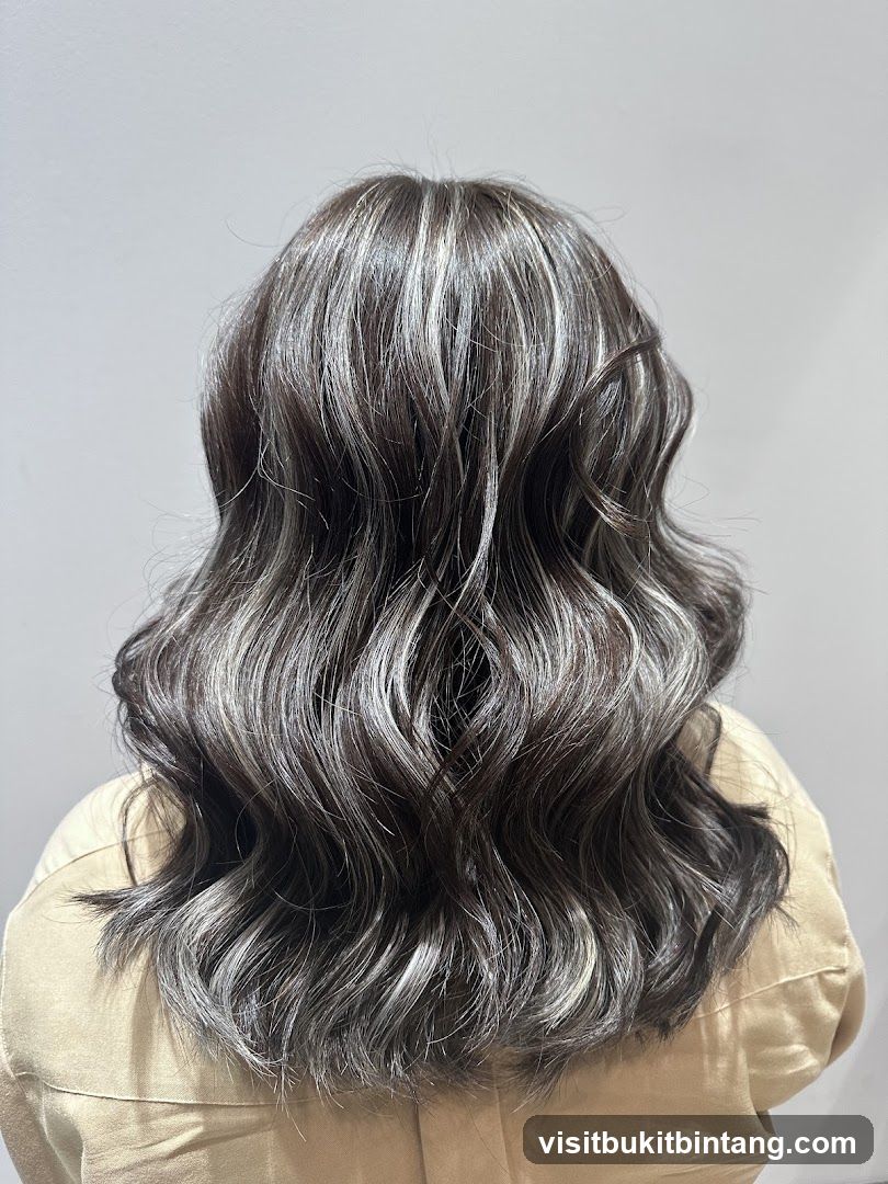 Woman's Hair with Highlights