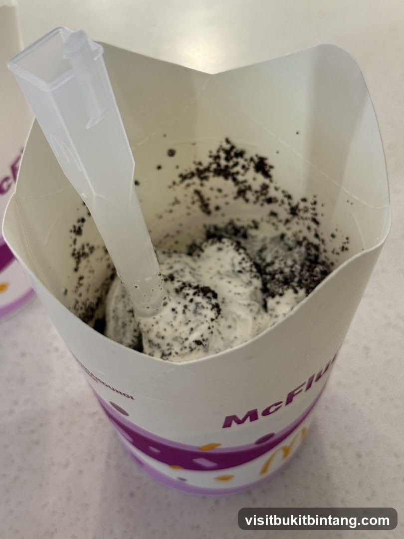 McFlurry with Oreo Crumble