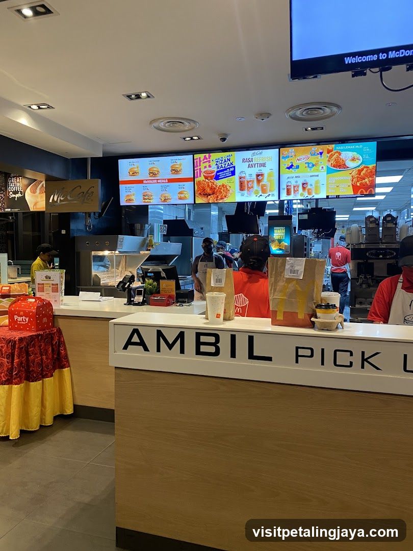 McDonald's Interior Counter