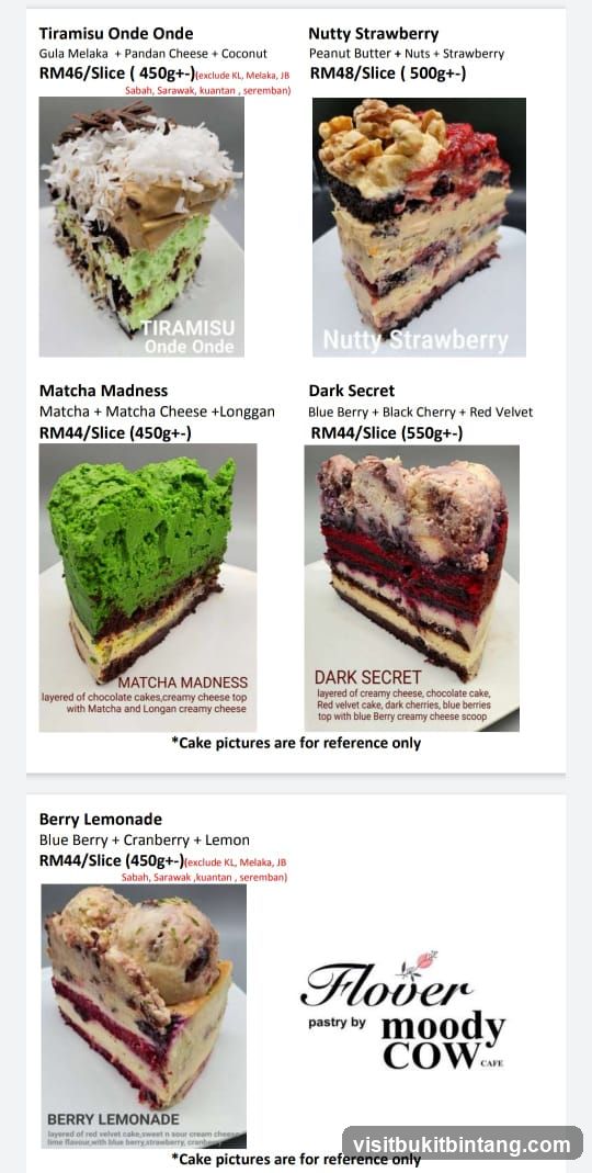 Dessert Menu