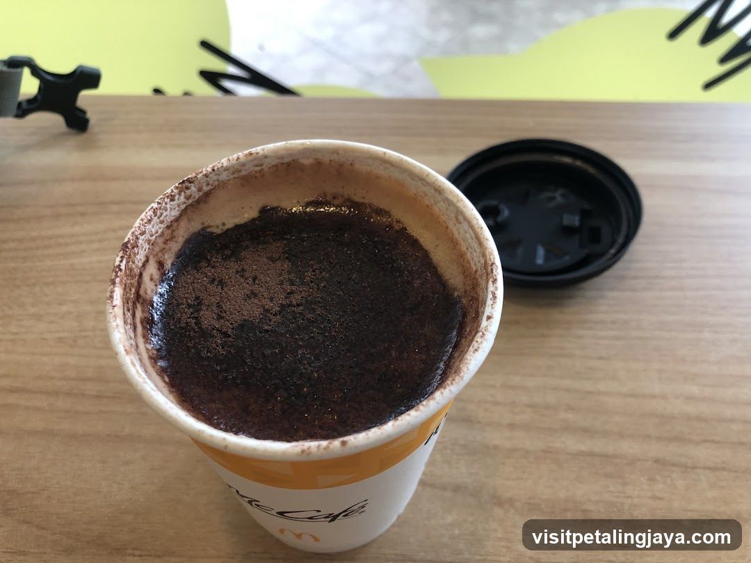 Coffee Cup with Lid Off