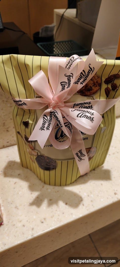 Famous Amos Cookies Gift Bag