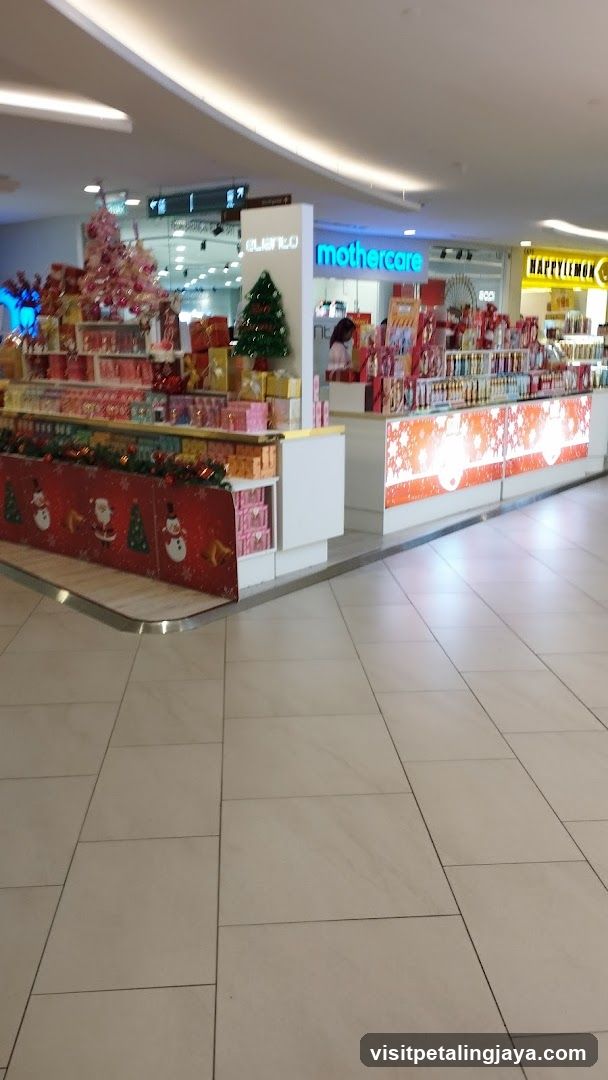 Christmas display in mall