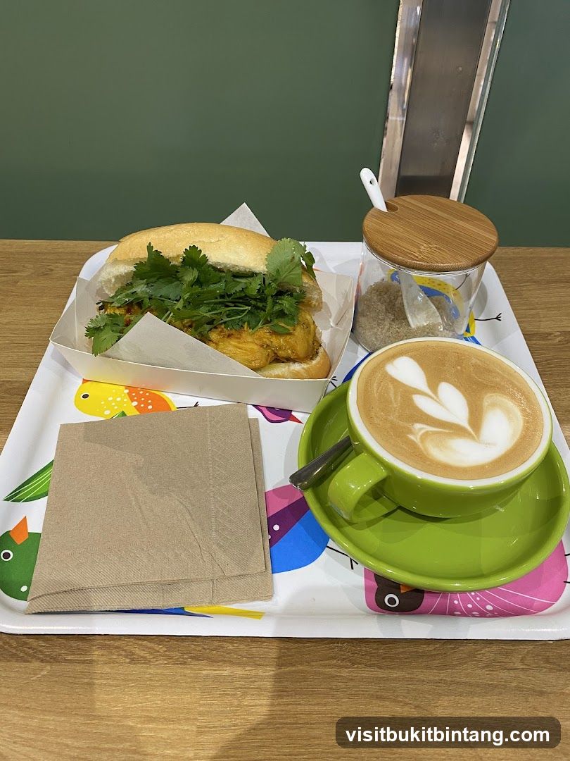 Sandwich and Coffee