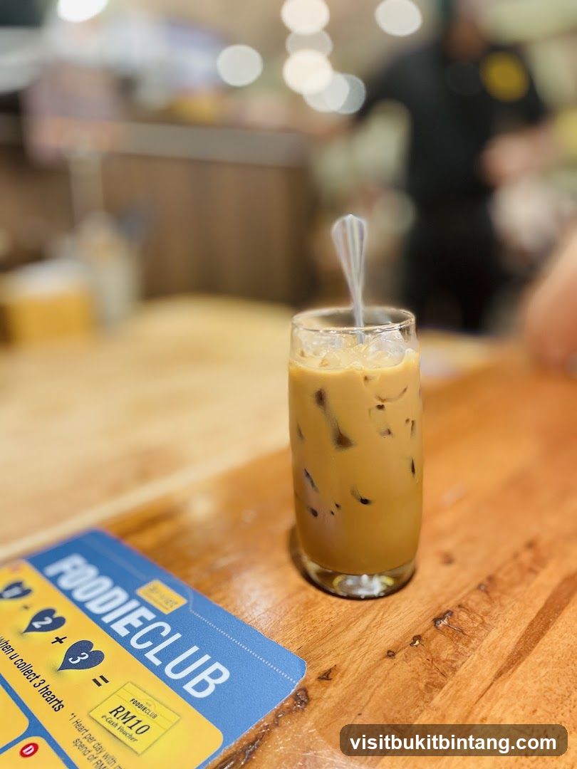 Iced Coffee and Loyalty Card