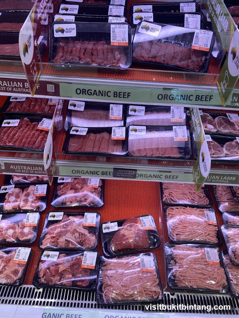 Organic Beef and Lamb Display