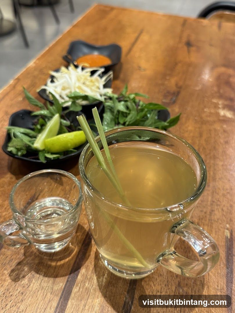 Lemongrass Tea with Accompaniments