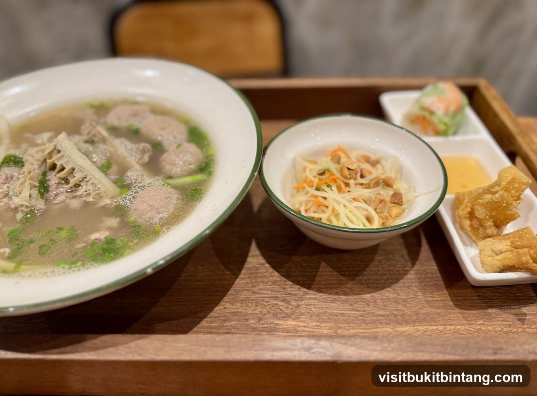 Vietnamese Noodle Soup and Sides