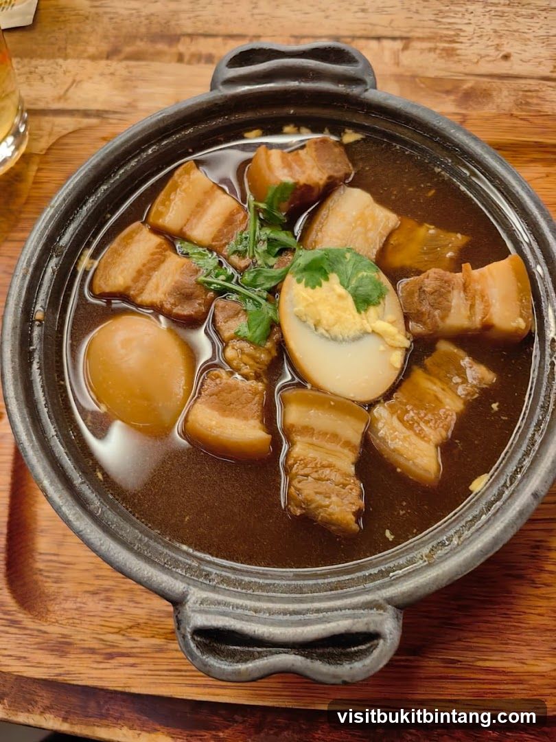 Braised Pork Belly with Eggs