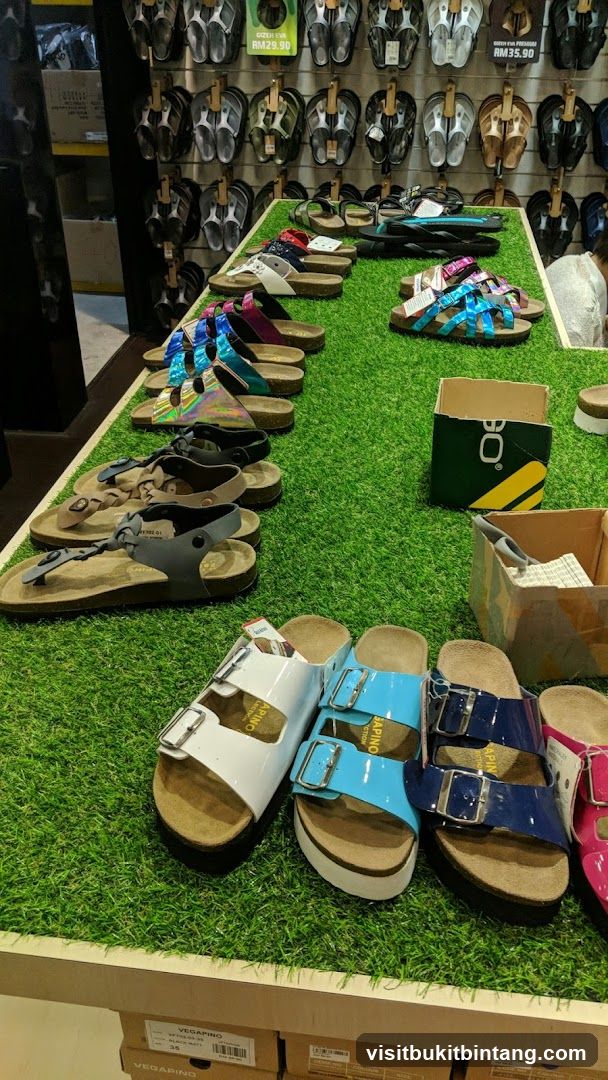 Sandals Display
