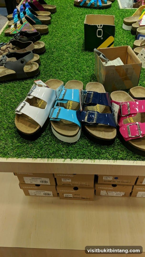 Sandals Display