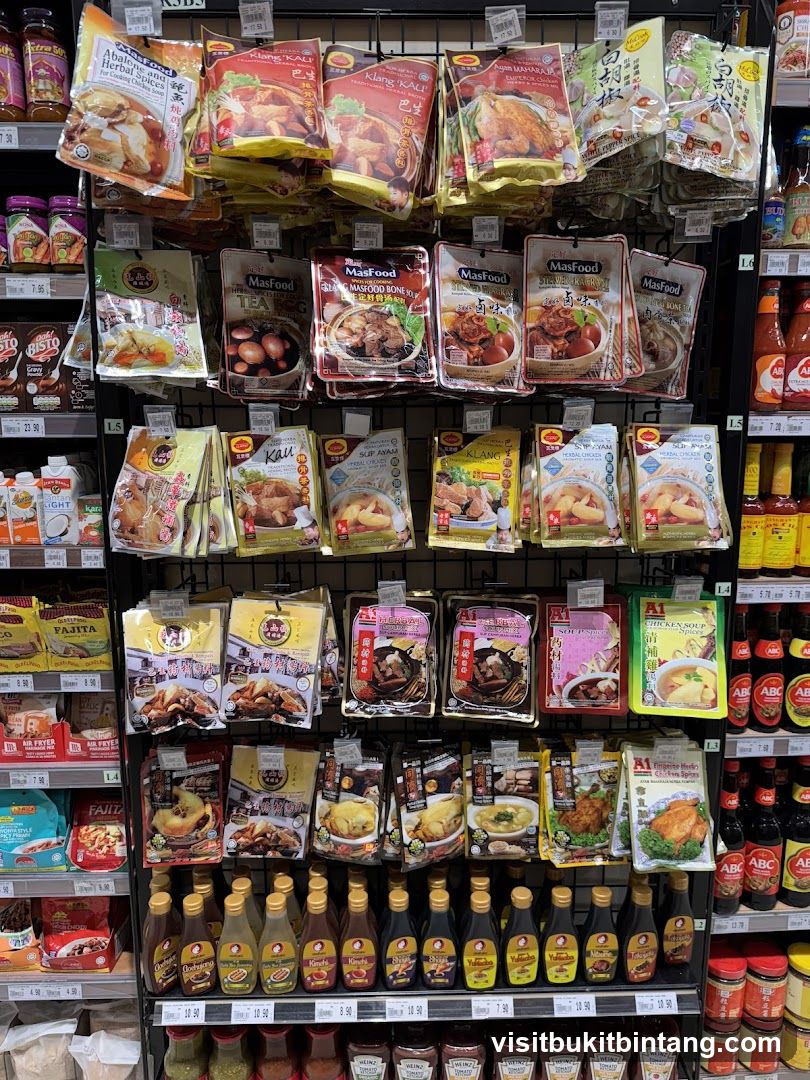 Assorted Food Seasoning Packets and Sauces