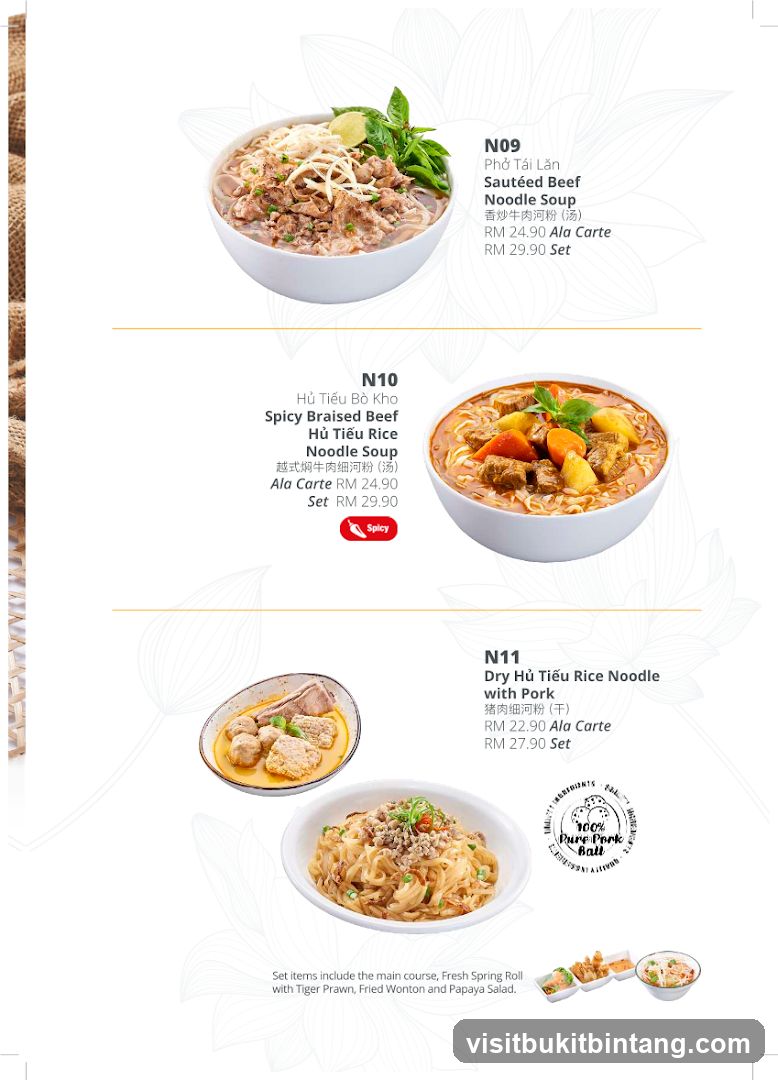Menu Items